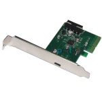 PCIE x4 to 1ports 10Gbps USB3.1 Type C expansion card with low profile bracket