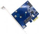 PCIE x1 to mSATA (mini SATA)  SATA3.0 expansion card with low profile bracket