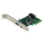 PCIE x4 to 2ports 10Gbps USB3.1 Type A Type C expansion card with low profile bracket