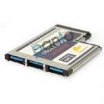 Super speed 3port USB3.0 5Gbps 54mm express card
