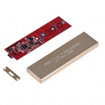 Aluminium USB3.1 type C to NGFF M.2 Key B 2280 SATA-based SSD  Enclosure