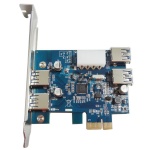 PCIE x1 to external 2ports USB3.0 + 2port internal USB3.0 expansion card