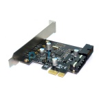 PCIE x1 to 19pin USB3.0 header expansion card