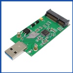 USB 3.0 to mSATA converter card
