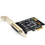 2020 PCIE x1 Gen2 to 4 port RS232 adapter card for POS ATM
