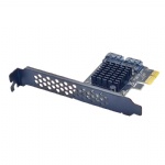 Panto PCIE  X1 to 2 port SATA III SATA3.0 Raid Expansion Card ASM1061R Chipset