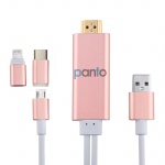 Android phone Macbook iphone USB-C TYPE-C to HDMI HDTV cable
