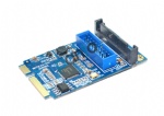 Mini pcie to 19 pin USB3.0 converter card