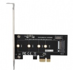 Panto PCIE3.0 x1 to Nvme key M NGFF M.2 2280 SSD converter adapter card