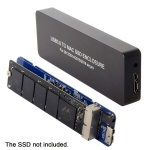Panto CNC Aluminum USB3.0 to Macbook air 2013 2014 2015 2016  SSD enclosure