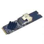 M.2 NVME to MINI SAS SFF-8087 adapter card