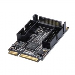 mini PCIE to dual USB 3.0  19PIN converter card