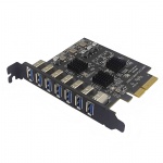 PCIE X4 to 7port  USB3.2 Gen 2 10Gb expansion add on card