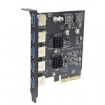 PCIE X4 to 5port  USB3.2 Gen 2 10Gb expansion add on card