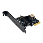 PCIE X2 to 1 port Type E USB3.2 Gen 2 10Gb+ USB2.0  expansion add on card