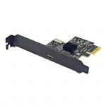 PCIE X1 3.0 to 1 port Type E USB3.2 Gen 2 + USB Type C Gen2 10GB  expansion add on card