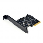 PCIE X4 to dual USB3.2 Gen 2 10Gb Type C  expansion add on card